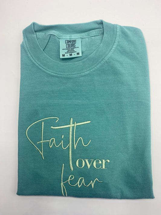 Faith Over Fear Comfort Color T-Shirt