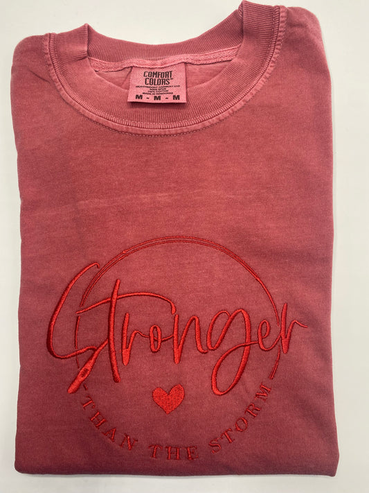 Stronger Than The Storm Comfort Color T-Shirt