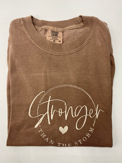 Stronger Than The Storm Comfort Color T-Shirt