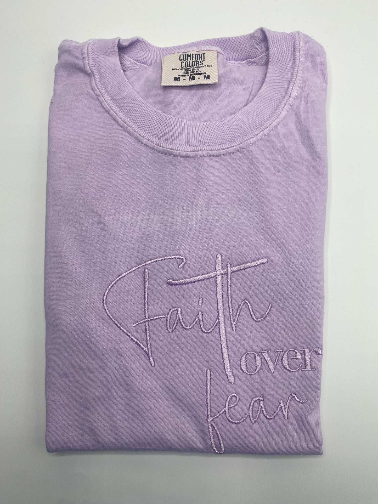 Faith Over Fear Comfort Color T-Shirt