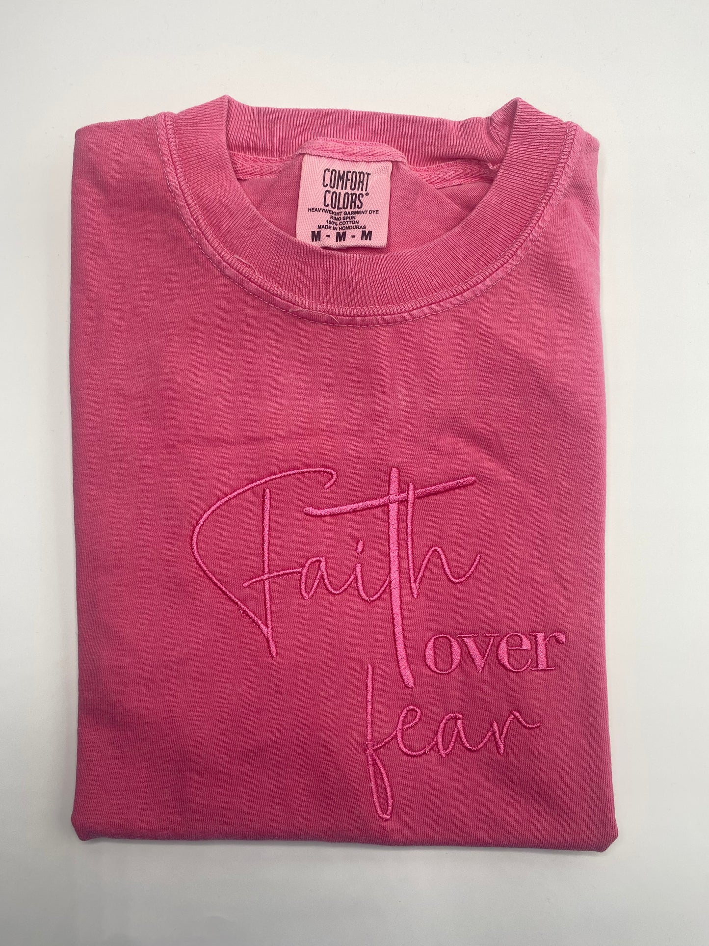 Faith Over Fear Comfort Color T-Shirt
