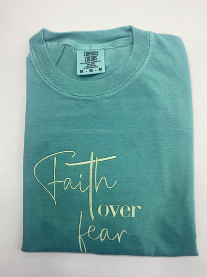 Faith Over Fear Comfort Color T-Shirt