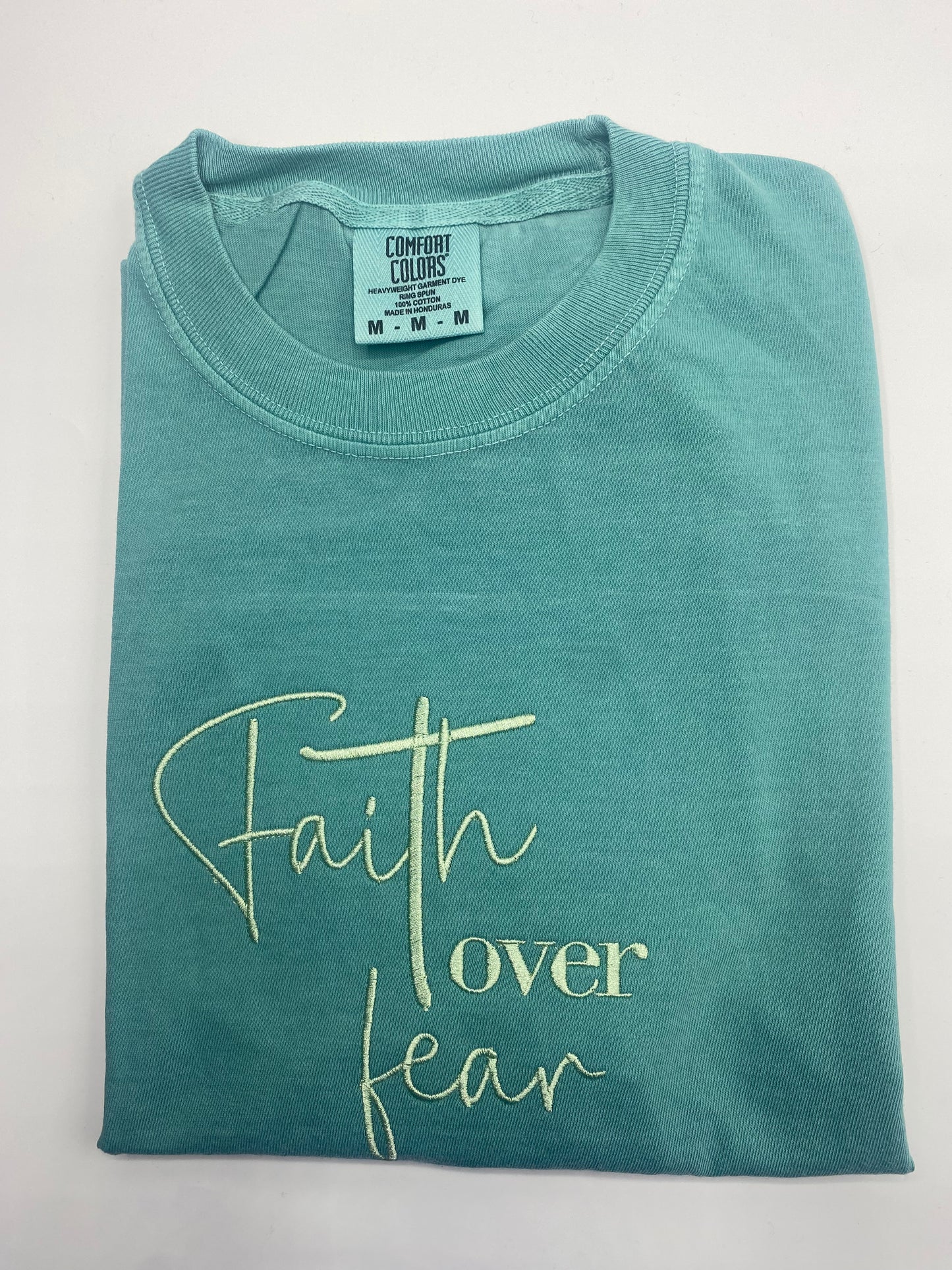 Faith Over Fear Comfort Color T-Shirt