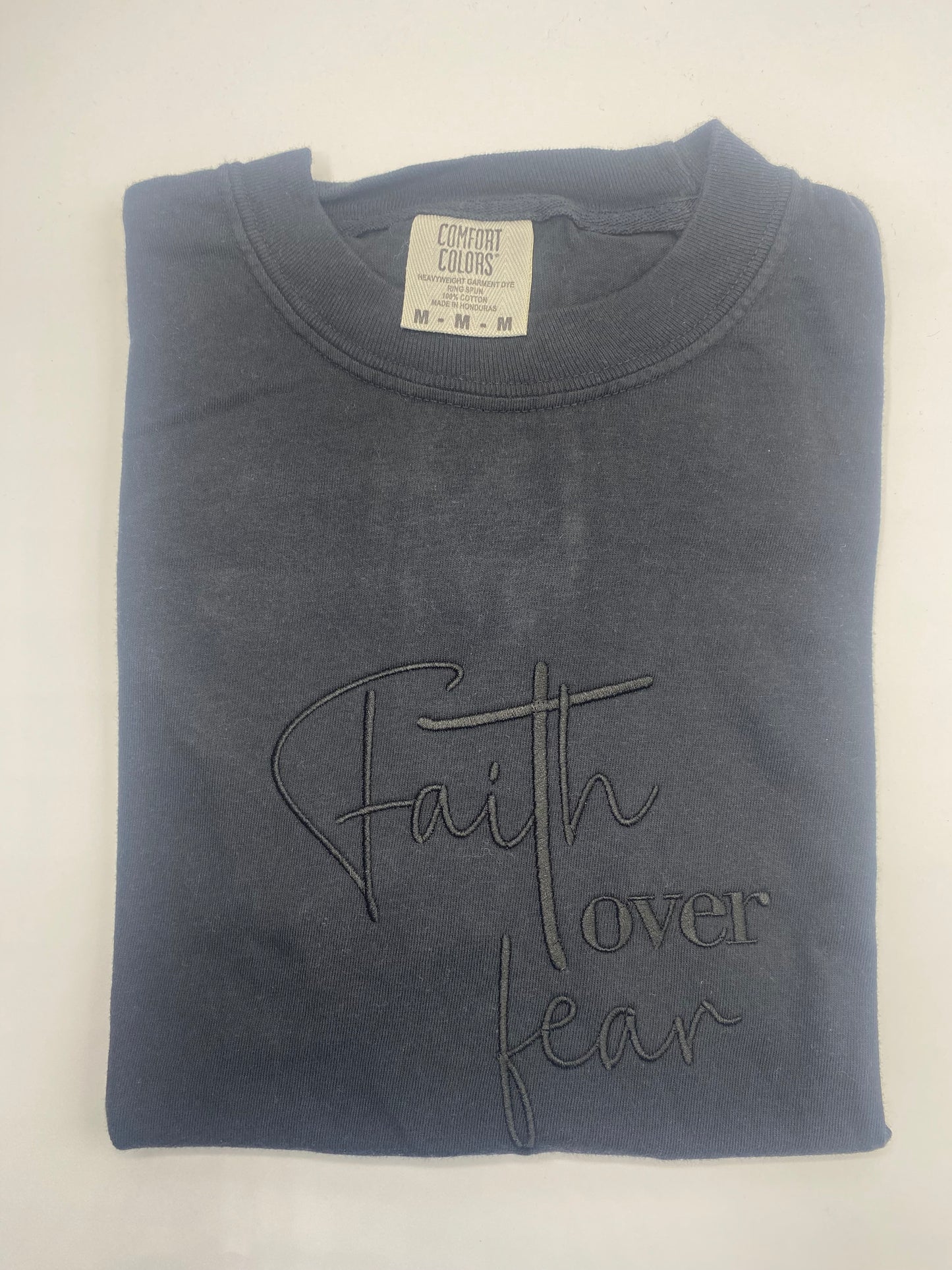 Faith Over Fear Comfort Color T-Shirt