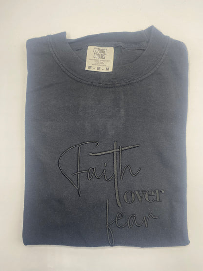 Faith Over Fear Comfort Color T-Shirt