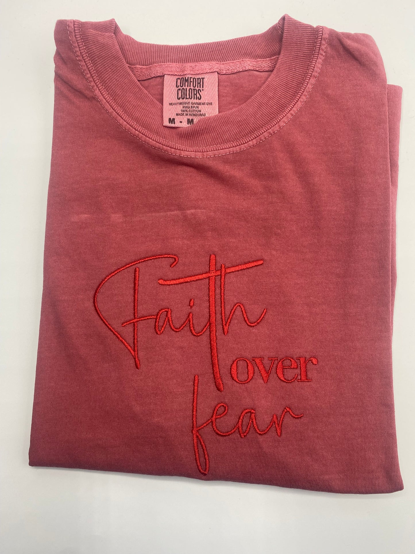 Faith Over Fear Comfort Color T-Shirt