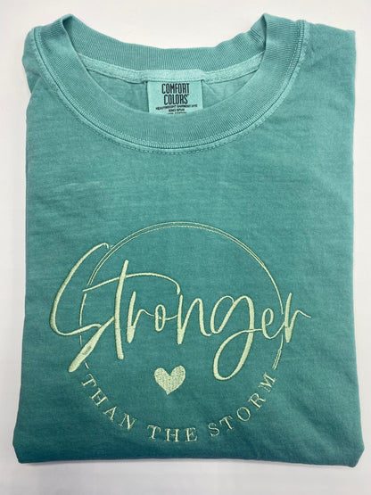 Stronger Than The Storm Comfort Color T-Shirt