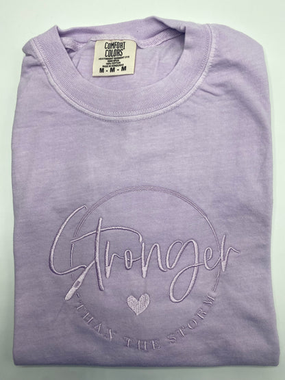 Stronger Than The Storm Comfort Color T-Shirt