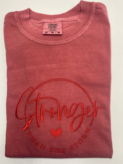 Stronger Than The Storm Comfort Color T-Shirt